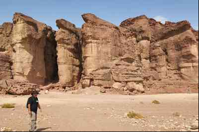 As colunas de Salomão no Timna Park